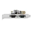 Picture of Startech.Com 2-Port Pci Express Serial Interface Card, Dual Port Pcie To RS232 (DB9) Serial Card, 16C1050 Uart, Low/Full Profile Brackets, Com Retention, for Windows/Linux - 21050-Pc-Serial-Lp