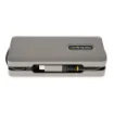 Picture of Startech.Com Usb-C Multiport Adapter - Hdmi/Vga - 4K 60Hz - 3-Port Usb Hub - 100W Power Delivery Pass-Through - Gbe - Travel Mini Docking Station W/ Charging - 1ft/30cm Wrap-Around Cable - Dkt31cvhpd3