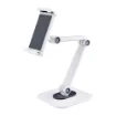 Picture of Startech.Com Adjustable Tablet Stand for Desk - Wall Mountable - Capacity 2.2lb (1kg) - Ergonomic Articulating Universal Tablet Stand - Tablet Holder for Desk Pivot/Swivel/Rotate - Adj-Tablet-Stand-W