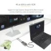 Picture of Startech.Com Usb-C To Dual Displayport 1.4 Adapter, Usb Type-C Multi-Monitor Mst Hub, Dual 5K 60Hz Dp Laptop Display Extender / Splitter, Hdr, Extra-Long Built-In Cable - Windows Only - Mst14cd122dp