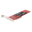 Picture of Startech.Com Dual M.2 Pcie Ssd Adapter Card, Pcie x8 / x16 To Dual Nvme or Ahci M.2 Ssds, Pci Express 4.0, 7.8GBps/Drive, Bifurcation Required - Windows/Linux Compatible - DUAL-M2-PCIE-CARD-B