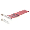 Picture of Startech.Com Dual M.2 Pcie Ssd Adapter Card, Pcie x8 / x16 To Dual Nvme or Ahci M.2 Ssds, Pci Express 4.0, 7.8GBps/Drive, Bifurcation Required - Windows/Linux Compatible - DUAL-M2-PCIE-CARD-B