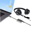 Picture of Startech.Com Usb-C Headphone Splitter, Usb Type C Dual Headset Adapter W/Mic Input, Usb C To 3.5mm Audio Adapter/Earphone Dongle, Usb C To Audio Jack/Aux Output, 24-Bit Dac - Usbc-Audio-Splitter