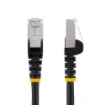 Picture of Startech.Com 1m CAT6a Ethernet Cable - Black - Low Smoke Zero Halogen (Lszh) - 10GbE 500MHz 100W Poe++ Snagless Rj-45 W/Strain Reliefs S/Ftp Network Patch Cord - NLBK-1M-CAT6A-PATCH