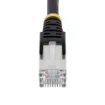 Picture of Startech.Com 1m CAT6a Ethernet Cable - Black - Low Smoke Zero Halogen (Lszh) - 10GbE 500MHz 100W Poe++ Snagless Rj-45 W/Strain Reliefs S/Ftp Network Patch Cord - NLBK-1M-CAT6A-PATCH