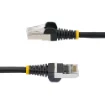 Picture of Startech.Com 5m CAT6a Ethernet Cable - Black - Low Smoke Zero Halogen (Lszh) - 10GbE 500MHz 100W Poe++ Snagless Rj-45 W/Strain Reliefs S/Ftp Network Patch Cord - NLBK-5M-CAT6A-PATCH