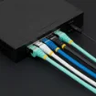 Picture of Startech.Com 5m CAT6a Ethernet Cable - Black - Low Smoke Zero Halogen (Lszh) - 10GbE 500MHz 100W Poe++ Snagless Rj-45 W/Strain Reliefs S/Ftp Network Patch Cord - NLBK-5M-CAT6A-PATCH