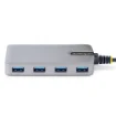 Picture of Startech.Com 4-Port Usb-C Hub - 5Gbps - Bus Powered - Usb C To 4x Usb-A Hub W/ Optional Auxiliary Power Input - Portable Desktop/Laptop Usb Hub - 1ft (30cm) Cable - Usb Expansion Hub - 5G4ab-Usb-C-Hub