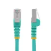 Picture of Startech.Com 1m CAT6a Ethernet Cable - Aqua - Low Smoke Zero Halogen (Lszh) - 10GbE 500MHz 100W Poe++ Snagless Rj-45 W/Strain Reliefs S/Ftp Network Patch Cord - NLAQ-1M-CAT6A-PATCH