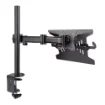Picture of Startech.Com Laptop Desk Mount - Monitor and Laptop Mount - Displays Up To 34in (8kg/17.6lb) & Laptops (4.5kg/9.9lb) - Articulating Vesa Laptop Tray Arm - Clamp / Grommet Mount - A-Laptop-Desk-Mount