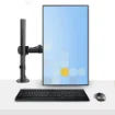 Picture of Startech.Com Laptop Desk Mount - Monitor and Laptop Mount - Displays Up To 34in (8kg/17.6lb) & Laptops (4.5kg/9.9lb) - Articulating Vesa Laptop Tray Arm - Clamp / Grommet Mount - A-Laptop-Desk-Mount