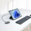 Picture of Startech.Com 3-Port Usb-C Hub with Ethernet - 3x Usb-A - Gigabit Ethernet - Usb 3.0 5Gbps - Bus-Powered - 1ft/30cm Long Usb Type-C Host Cable - Gbe - Portable Usb-C To Usb-A Hub - Hb30c3a1gea2