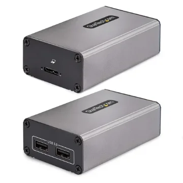 Picture of Startech.Com 2-Port Usb 3.0 Extender Over OM3 Multimode Fiber - Lc/Lc - 2x 5Gbps Usb-A Hub - 350m (1150ft) Range - Durable Usb Fiber Optic Extender - Optical Usb Extender - F35023-USB-EXTENDER