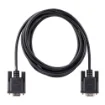 Picture of Startech.Com 3m RS232 Serial Null Modem Cable, Crossover Serial Cable W/Al-Mylar Shielding, DB9 Serial Com Port Cable Female To Male, Compatible W/Dte Devices, Black, F/M - 9FMNM-3M-RS232-CABLE
