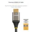 Picture of Startech.Com 13ft (4m) Premium Certified Hdmi 2.0 Cable - High-Speed Ultra Hd 4K 60Hz Hdmi Cable with Ethernet - HDR10, Arc - Uhd Hdmi Video Cord - for Uhd Monitors, Tvs, Displays - M/M - HDMMV4M