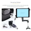 Picture of Startech.Com Vesa Mount Adapter for Tablets 7.9 To 12.5in - Up To 2kg (4.4lb) - 75x75/100x100 Vesa Patterns - Universal Anti-Theft Tablet Vesa Mount Clamp - Secure Tablet Mount - Black - Tablet-Vesa-Adapter