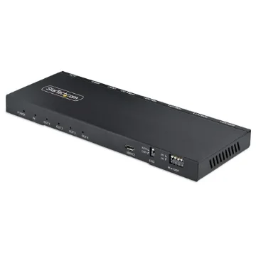 Picture of Startech.Com 4-Port Hdmi Splitter, 4K 60Hz Hdmi 2.0 Video, 4K Hdmi Splitter W/ Built-In Scaler, Hdmi Splitter 1 in 4 Out, 3.5mm/Optical Audio Port, Hdmi Display/Output Splitter - Hdmi-Splitter-44K60s