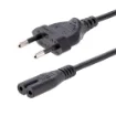 Picture of Startech.Com 3m (10ft) Laptop Power Cord, Eu Plug To C7, 2.5A 250V, 18AWG, Laptop Replacement Cord, Printer Power Cable, Laptop Charger Cord, Laptop Power Brick Cord, Black - 752E-3M-POWER-LEAD