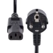 Picture of Startech.Com 3m (10ft) Computer Power Cord, 18AWG, Eu Schuko To C13 Power Cord, 250V 10A, Black Replacement Ac Cord, Tv/Monitor Power Cable, Schuko Cee 7/7 To Iec 60320 C13 Power Cord - Pc Power Supply Cable - 713E-3M-POWER-CORD