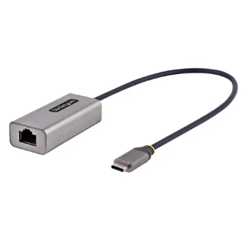 Picture of Startech.Com Usb-C To Ethernet Adapter, Usb 3.0 To Gigabit Ethernet Network Adapter - 10/100/1000 Mbps, Usb-C To RJ45 Ethernet Adapter (Gbe), 12in Attached Cable, Driverless Install - Us1gc30b2
