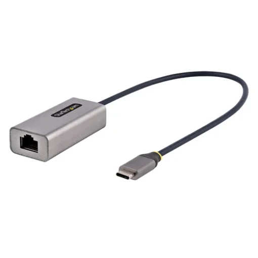 Picture of Startech.Com Usb-C To Ethernet Adapter, Usb 3.0 To Gigabit Ethernet Network Adapter - 10/100/1000 Mbps, Usb-C To RJ45 Ethernet Adapter (Gbe), 12in Attached Cable, Driverless Install - Us1gc30b2
