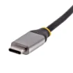 Picture of Startech.Com Usb-C To Ethernet Adapter, Usb 3.0 To Gigabit Ethernet Network Adapter - 10/100/1000 Mbps, Usb-C To RJ45 Ethernet Adapter (Gbe), 12in Attached Cable, Driverless Install - Us1gc30b2