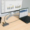 Picture of Startech.Com Usb C Multiport Adapter, 4K 60Hz Hdmi Video, 3 Port 5Gbps Usb Hub, 100W Power Delivery Pass-Through, Gbe, 12"/30cm Cable, Mini Travel Dock, Laptop Docking Station - 127B-USBC-MULTIPORT