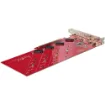 Picture of Startech.Com Quad M.2 Pcie Adapter Card, Pcie x16 To Quad Nvme or Ahci M.2 Ssds, Pci Express 4.0, 7.8GBps/Drive, Bifurcation Required, Windows/Linux Compatible - QUAD-M2-PCIE-CARD-B