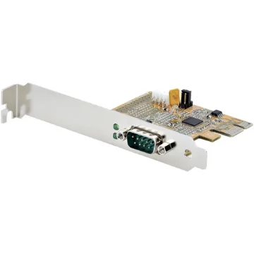 Picture of Startech.Com Pci Express Serial Card, Pcie To RS232 (DB9) Serial Interface Card, Pc Serial Card W/ 16C1050 Uart, Standard or Low Profile Brackets, Com Retention, Windows & Linux - 11050-Pc-Serial-Card