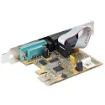 Picture of Startech.Com 2-Port Pci Express Serial Card, Dual Port Pcie To RS232 (DB9) Serial Card, 16C1050 Uart, Standard or Low Profile Brackets, Com Retention, for Windows & Linux - 21050-Pc-Serial-Card