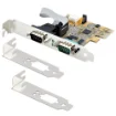 Picture of Startech.Com 2-Port Pci Express Serial Card, Dual Port Pcie To RS232 (DB9) Serial Card, 16C1050 Uart, Standard or Low Profile Brackets, Com Retention, for Windows & Linux - 21050-Pc-Serial-Card