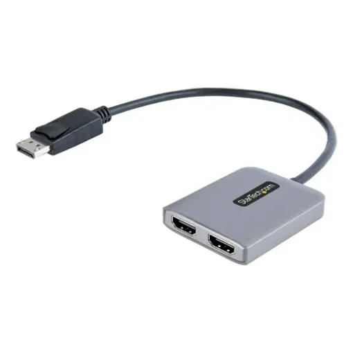 Picture of Startech.Com Dp To Dual Hdmi Mst Hub - Dual Hdmi 4K 60Hz - Displayport Multi Monitor Adapter with 1ft / 30cm Cable - Dp 1.4 Multi Stream Transport Hub, Dsc | HBR3 - Dp To Hdmi Splitter - Mst14dp122hd