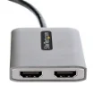 Picture of Startech.Com Dp To Dual Hdmi Mst Hub - Dual Hdmi 4K 60Hz - Displayport Multi Monitor Adapter with 1ft / 30cm Cable - Dp 1.4 Multi Stream Transport Hub, Dsc | HBR3 - Dp To Hdmi Splitter - Mst14dp122hd