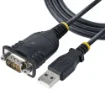 Picture of Startech.Com 3ft (1m) Usb To Serial Cable, DB9 Male RS232 To Usb Converter, Prolific Ic, Usb To Serial Adapter for Plc/Printer/Scanner/Switch, Usb To Com Port Adapter, Windows/Mac - 1P3fp-Usb-Serial