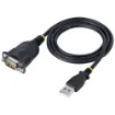 Picture of Startech.Com 3ft (1m) Usb To Serial Cable, DB9 Male RS232 To Usb Converter, Prolific Ic, Usb To Serial Adapter for Plc/Printer/Scanner/Switch, Usb To Com Port Adapter, Windows/Mac - 1P3fp-Usb-Serial