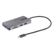 Picture of Startech.Com Usb C Multiport Adapter, Dual Hdmi Video, 4K 60Hz, 2Pt 5Gbps Usb-A Hub, 100W Power Delivery Pass-Through/Gbe/Sd/Microsd, 12"/30cm Cable, Travel Dock, Laptop Docking Station - 120B-USBC-MULTIPORT