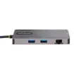 Picture of Startech.Com Usb C Multiport Adapter, Dual Hdmi Video, 4K 60Hz, 2Pt 5Gbps Usb-A Hub, 100W Power Delivery Pass-Through/Gbe/Sd/Microsd, 12"/30cm Cable, Travel Dock, Laptop Docking Station - 120B-USBC-MULTIPORT