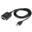 Picture of Startech.Com 3ft (1m) Usb To Serial Cable with Com Port Retention, DB9 Male RS232 To Usb Converter, Usb To Serial Adapter for Plc/Printer/Scanner, Prolific Chipset, Windows/Mac - 1P3fpc-Usb-Serial