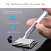 Picture of Startech.Com Thermal Paste, Pack of 5 Re-Sealable Syringes (1.5g / Each), Metal Oxide Compound, Cpu Heat Sink Thermal Grease Paste - SILV5-THERMAL-PASTE