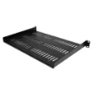 Picture of Startech.Com 1U Server Rack Shelf - Universal Vented Rack Mount Cantilever Tray for 19" Network Equipment Rack & Cabinet - Durable Design - Weight Capacity 55lb/25kg - 12" Deep Shelf, Black - SHELF-1U-12-FIXED-V