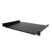 Picture of Startech.Com 1U Server Rack Shelf - Universal Rack Mount Cantilever Shelf for 19" Network Equipment Rack & Cabinet - Durable Design - Weight Capacity 55lb/25kg - 12" Deep Tray - SHELF-1U-12-FIXED-S