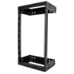 Picture of Startech.Com 18U 19" Wall Mount Network Rack - Adjustable Depth 12-20" 2 Post Open Frame Server Room Rack for Av/Data/ It Communication/Computer Equipment/Switch W/Cage Nuts & Screws - RACK-18U-20-WALL-OA