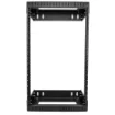 Picture of Startech.Com 18U 19" Wall Mount Network Rack - Adjustable Depth 12-20" 2 Post Open Frame Server Room Rack for Av/Data/ It Communication/Computer Equipment/Switch W/Cage Nuts & Screws - RACK-18U-20-WALL-OA
