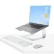 Picture of Startech.Com Laptop Stand for Desk, Supports 5kg/11lb, Aluminum, Silver, Ergonomic Laptop Riser, Portable Laptop Holder, Computer Stand for Macbook Air/Pro, Dell Xps, Lenovo - Laptop-Stand-Silver