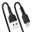 Picture of Startech.Com 1m (3ft) Usb To Lightning Cable, Mfi Certified, Coiled Iphone Charger Cable, Black, Durable Tpe Jacket Aramid Fiber, Heavy Duty Coil Lightning Cable - Rusb2alt1mbc
