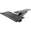 Picture of Startech.Com Under Desk Keyboard Tray - Full Motion & Height Adjustable Keyboard and Mouse Tray, 10"x26" Platform - Ergonomic Desk Mount Computer Keyboard Tray with Mouse Pad & Wrist Rest - KBTRAYADJ2
