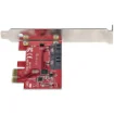 Picture of Startech.Com Sata Pcie Card - 2 Port Pcie Sata Expansion Card - 6Gbps - Full/Low Profile - Pci Express To Sata Adapter/Controller - ASM1061 Non-Raid - Pcie To Sata Converter - 2P6g-Pcie-Sata-Card