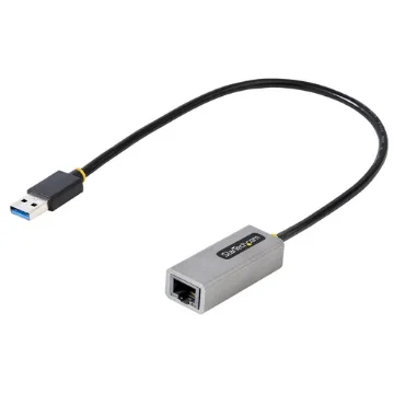 Picture of Startech.Com Usb 3.0 To Gigabit Ethernet Network Adapter - 10/100/1000 Mbps, Usb To RJ45, Usb 3.0 To Lan Adapter, Usb 3.0 Ethernet Adapter (Gbe), 11in Attached Cable, Driverless Install - Usb31000s2