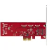 Picture of Startech.Com Sata Pcie Card - 10 Port Pcie Sata Expansion Card - 6Gbps - Low/Full Profile - Stacked Sata Connectors - ASM1062 Non-Raid - Pci Express To Sata Converter/Adapter - 10P6g-Pcie-Sata-Card