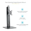 Picture of Startech.Com Free Standing Single Monitor Mount - Height Adjustable Monitor Stand - for Vesa Mount Displays Up To 32" (15lb/7kg) - Ergonomic Monitor Stand for Desk - Tilt/Swivel/Rotate - Fppneustnd